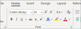 font
